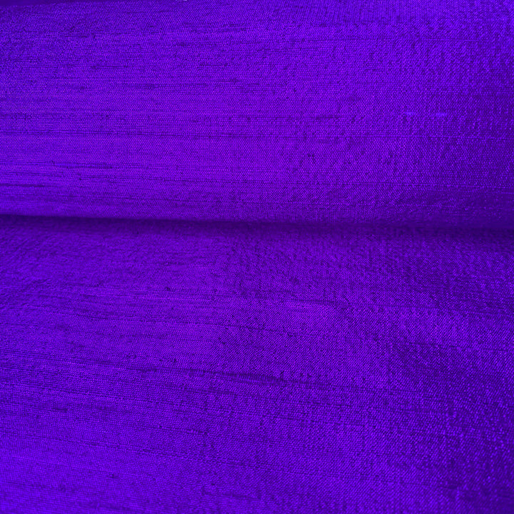 Deep violet silk fabric for jackets, trousers and coats. 