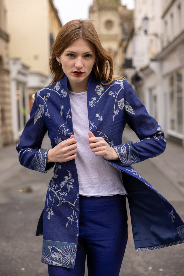 shibumi jacket in electric blue