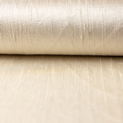 Cream silk fabric for bridal dresses and coats. 