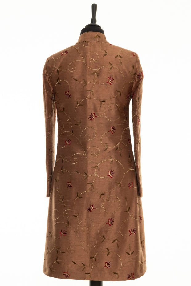 Nehru Coat in Raphaelite Brown