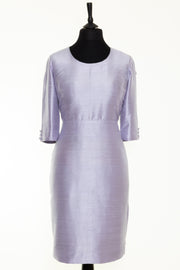 Sophia Dress In Lilac Mist - Round Neck