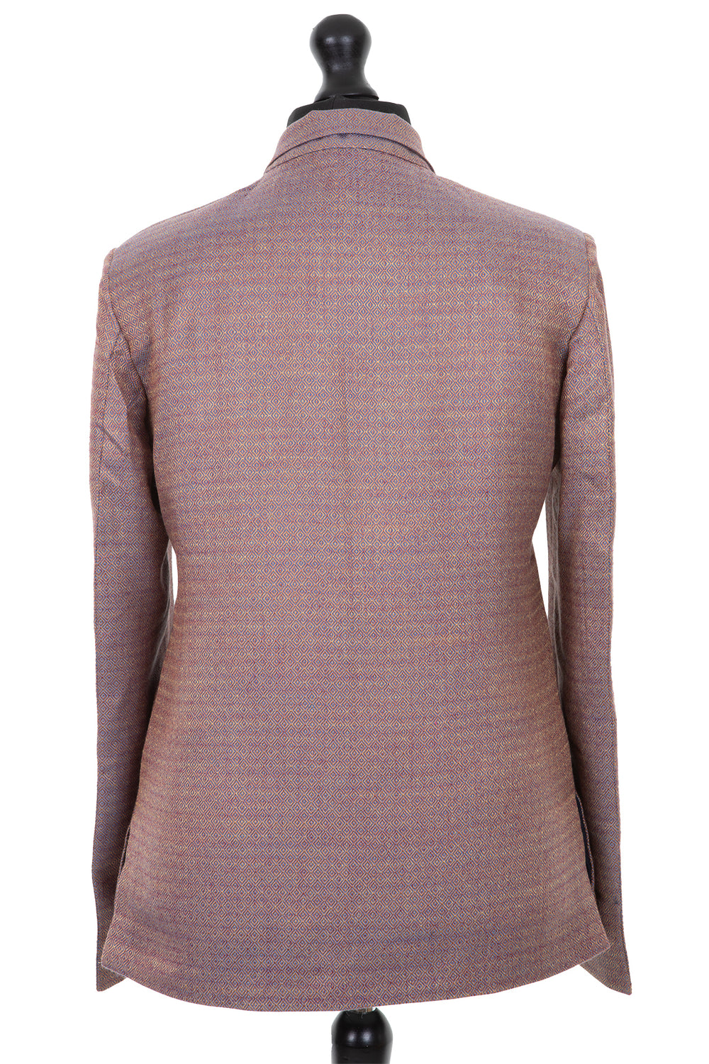 Mens copper rose ikat cashmere blazer