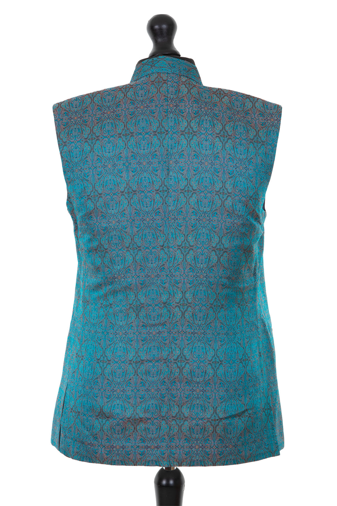 Mens royal jacquard silk nehru waistcoat