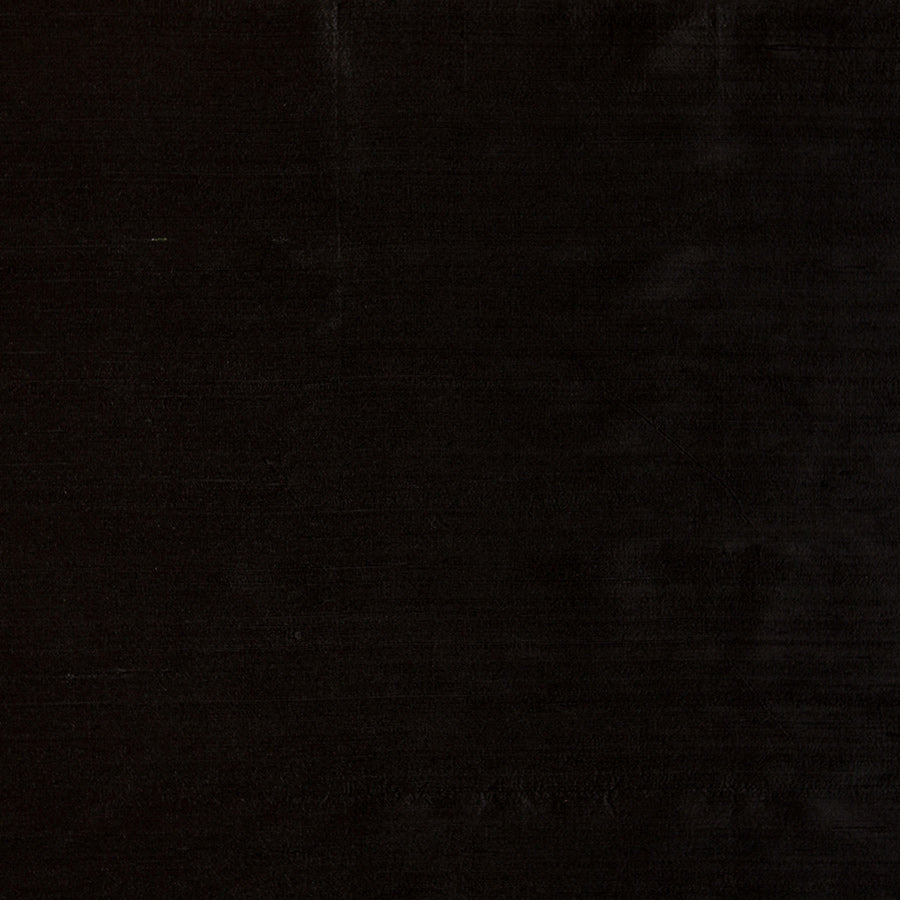 black silk fabric sample