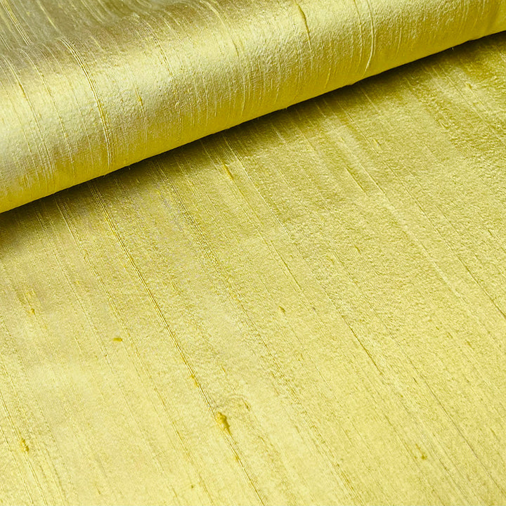 Yellow raw silk. 