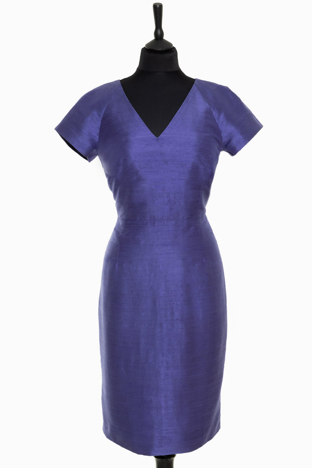 Stylish shift silk v neck dress. Perfect for Wedding Guest and Special Occasions