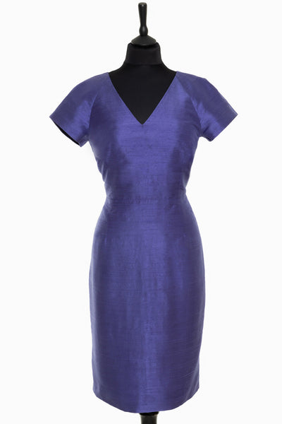 Marilyn Dress in Raw Periwinkle