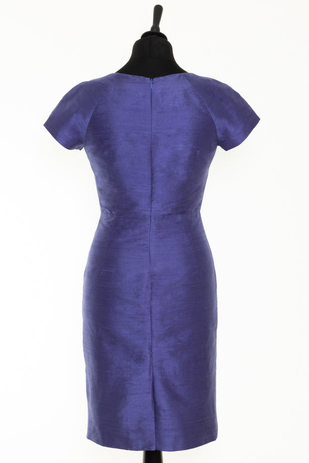 Vera Dress in Raw Periwinkle