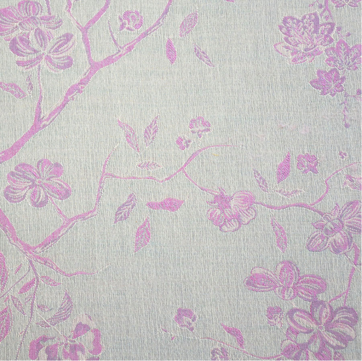 blue and purple fabric