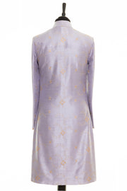 Nehru Coat in Lilac Lace