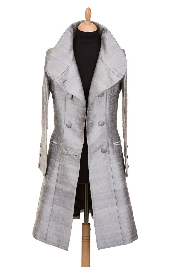 Delphine Coat in Silver