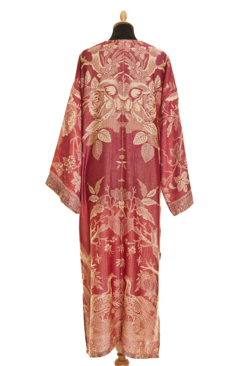 V Neck Kaftan in Smokey Pink