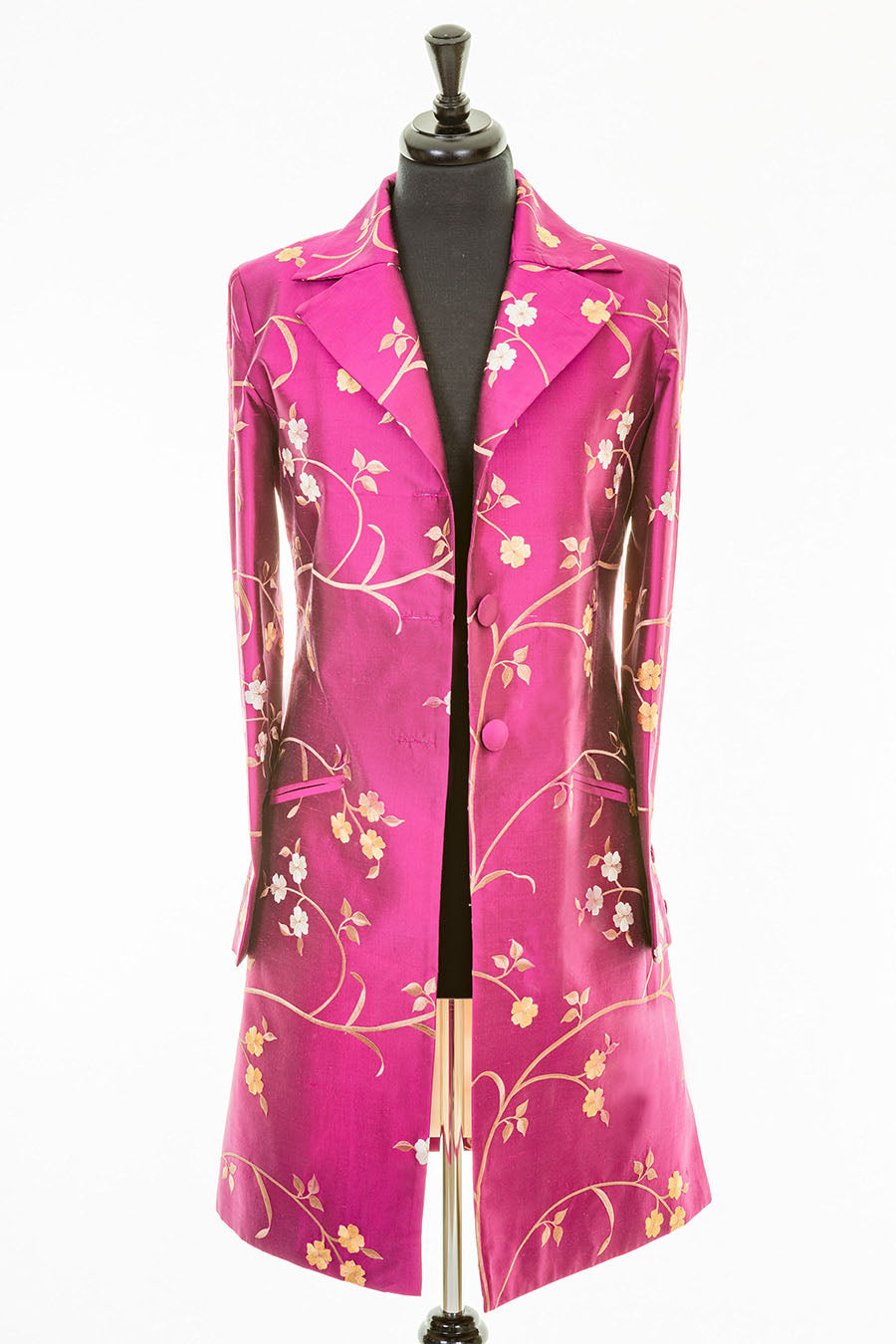 Grace Coat in Hot Magenta