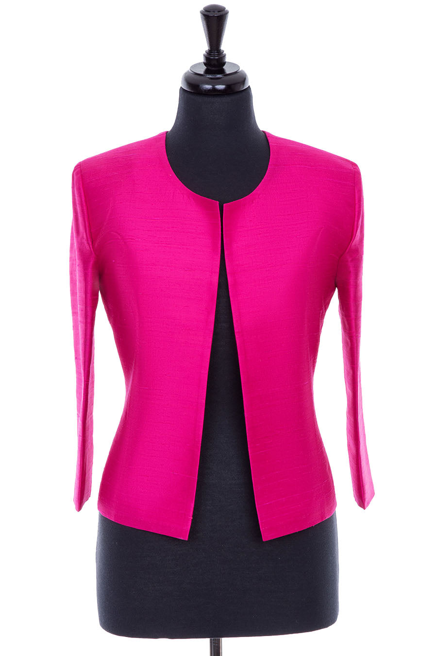 ladies smart wedding jacket in bright pink