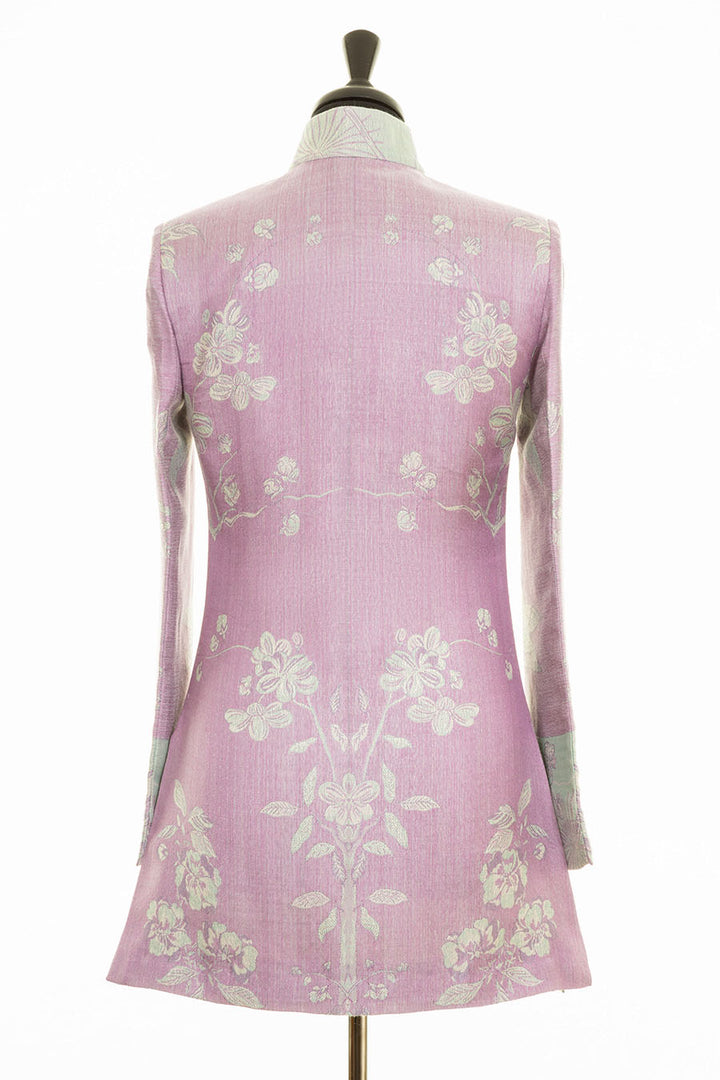 Long Nehru Jacket in Lilac