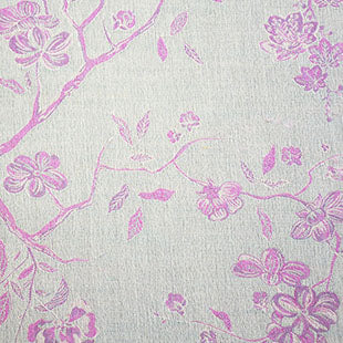 cashmere fabric with flowers 