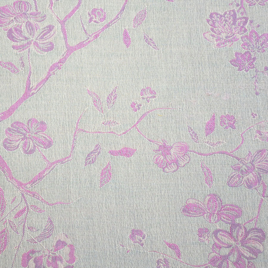 cashmere fabric with lilac flowers