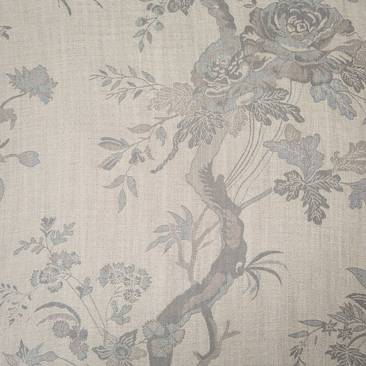 grey fabric with flowers 