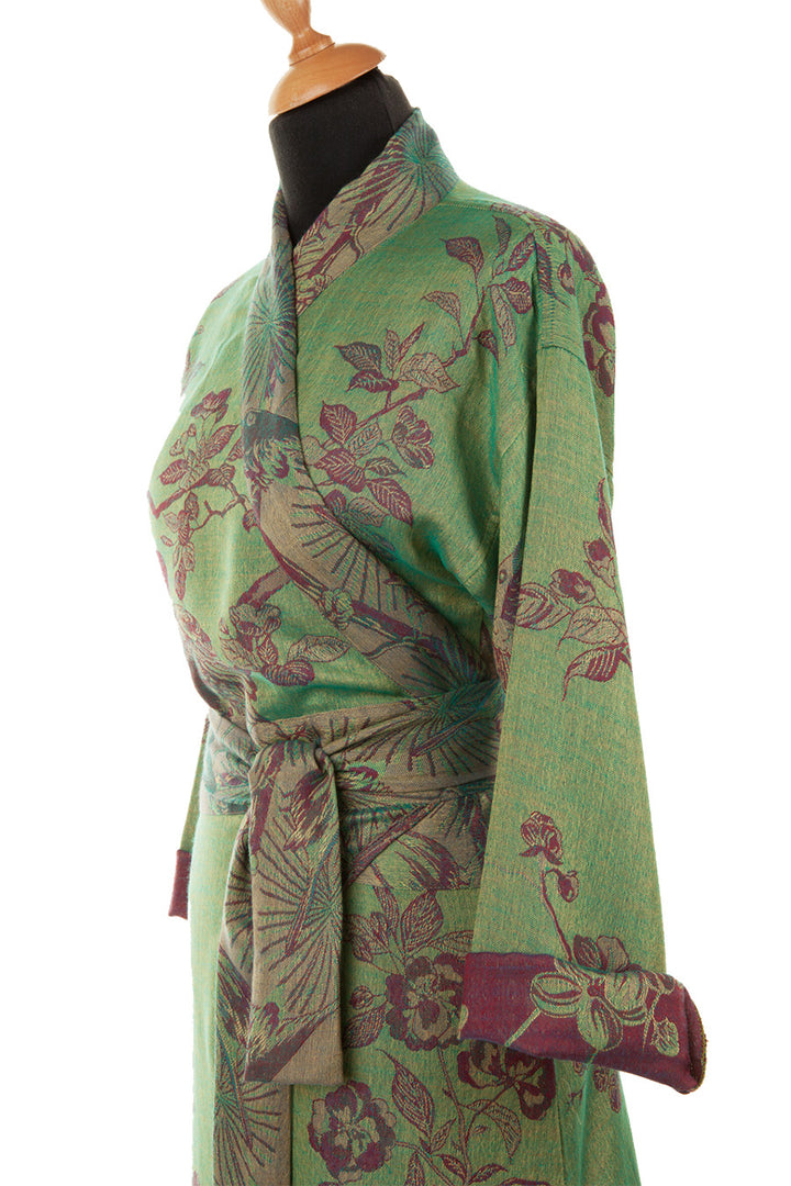 Dress Style Kimono in Dragonfly Green