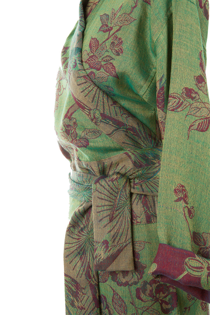 Dress Style Kimono in Dragonfly Green