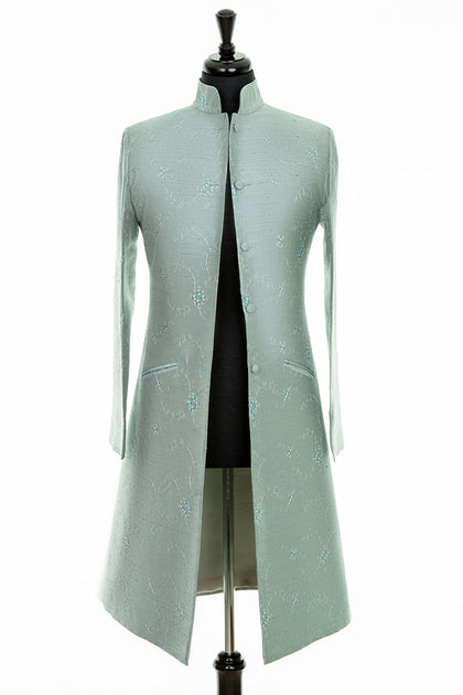 Nehru Coat in Moon – Shibumi