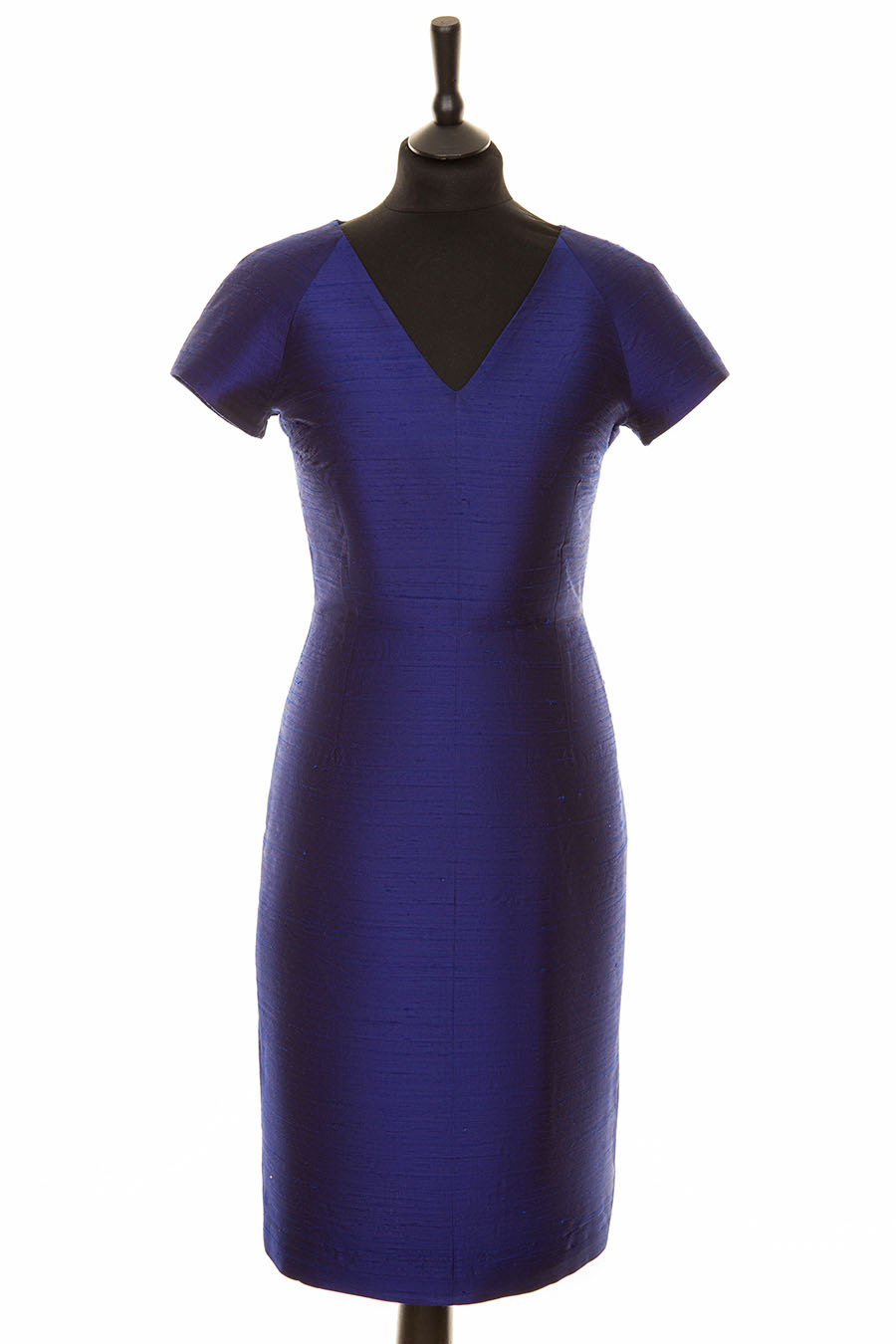 Shibumi Marilyn Silk Dress in Midnight Blue