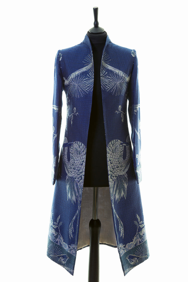 Shibumi Womens Lyra Coat in Electric Navy