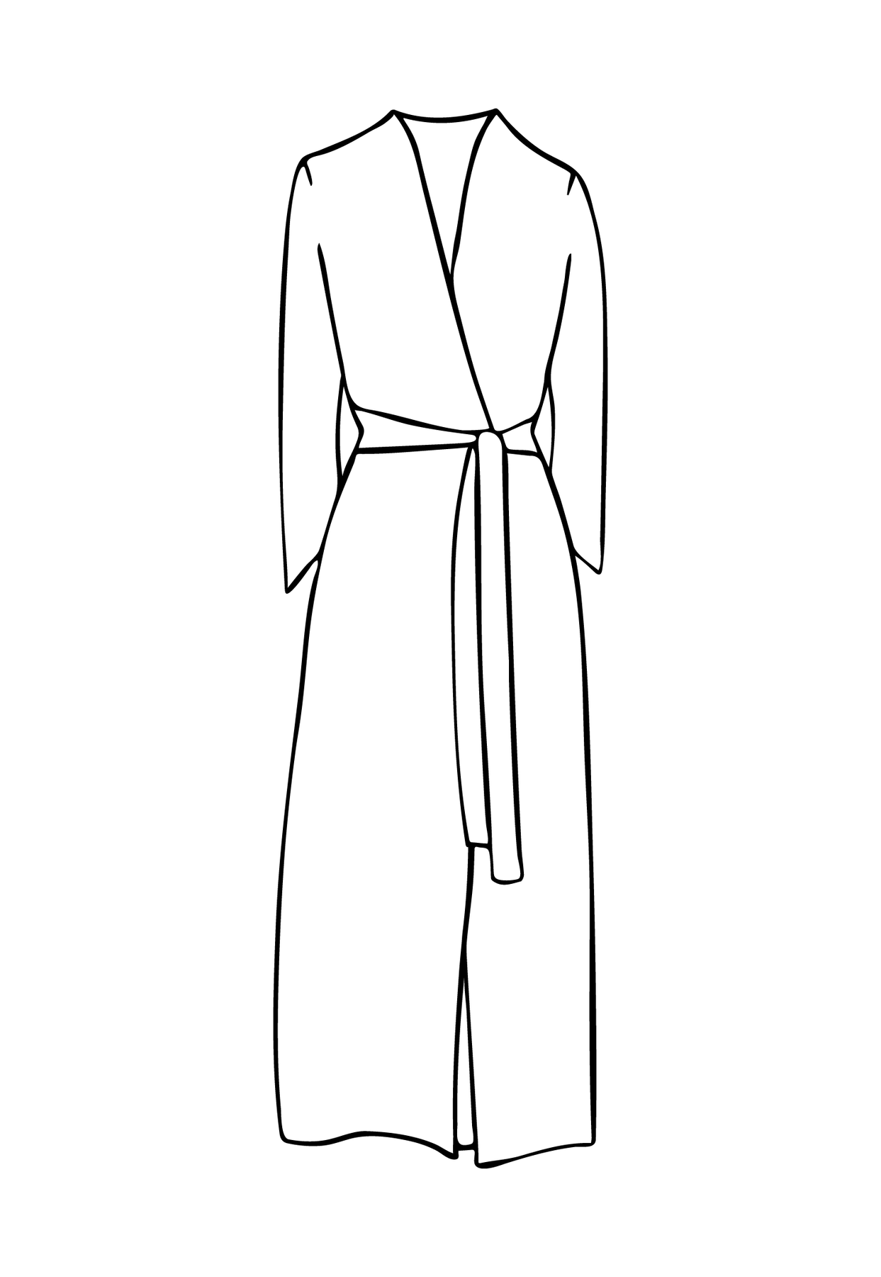 Dressing gown clearance drawing