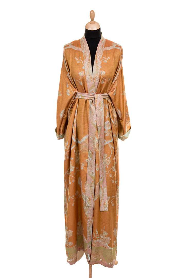 Reversible Dressing Gown in Eggshell